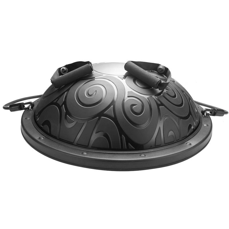 58cm frosted wave velocity ball thickened foot step explosion-proof semicircle balance ball yoga studio pilates home fitness equipment Item Picture