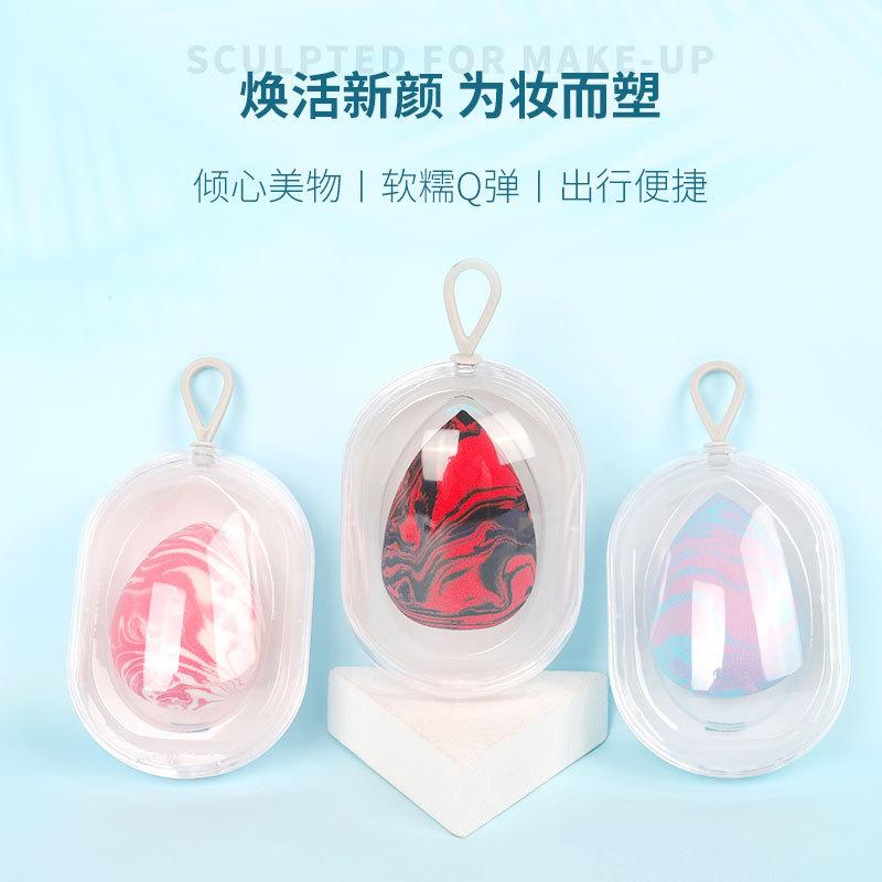cosmetic egg blooming source factory sponge egg smear-proof makeup mixed color beauty blender sponge egg makeup egg powder puff full figure
