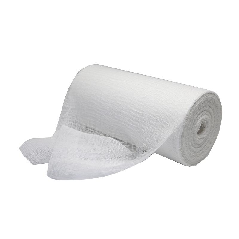factory wholesale disposable medical sterilized gauze bandage wound bandage dressing non-woven fabric degreasing cotton gauze roll full figure