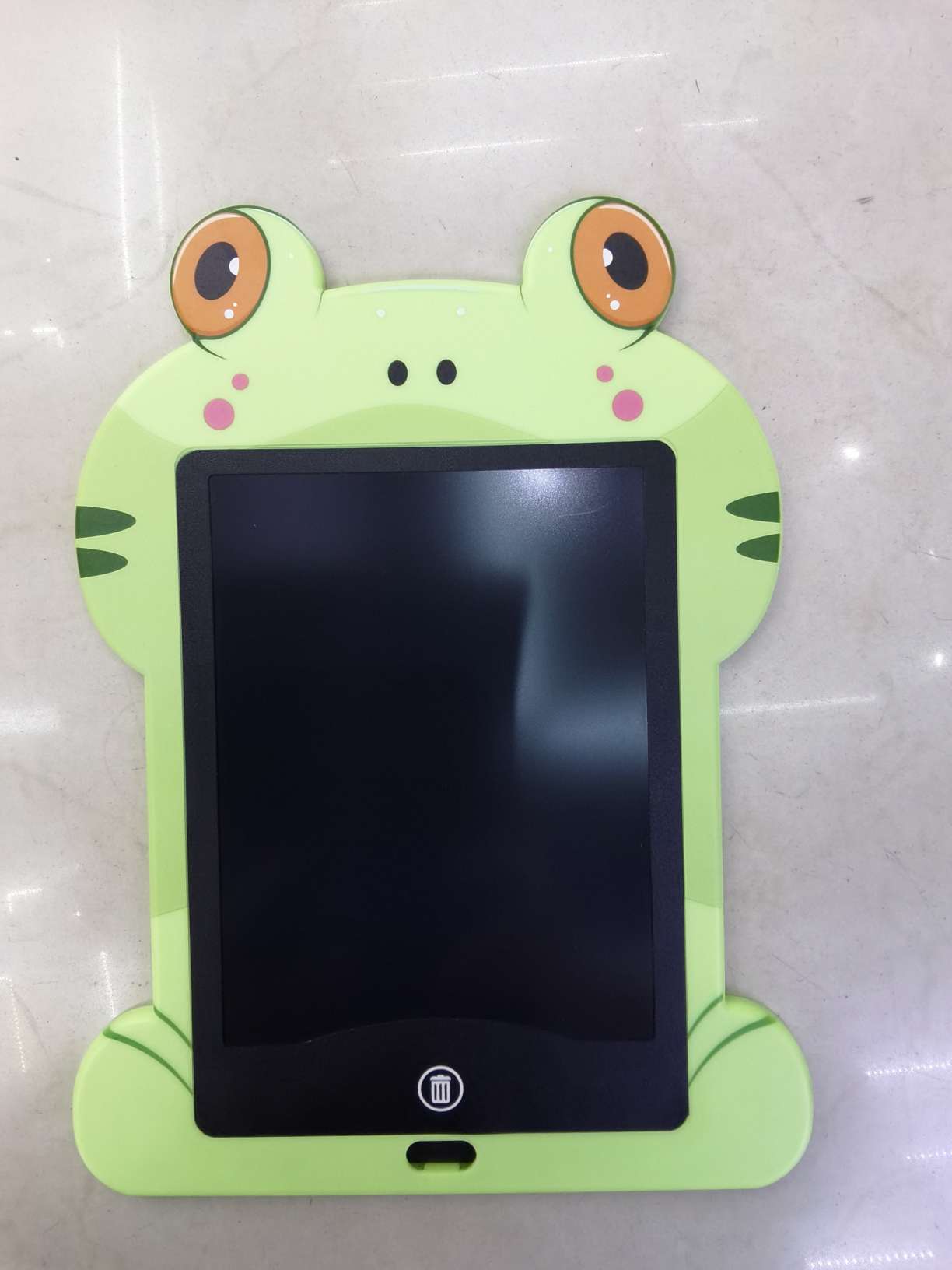 9010C新印刷青蛙老虎液晶手写板，画画写字可爱百变玩具白底实物图