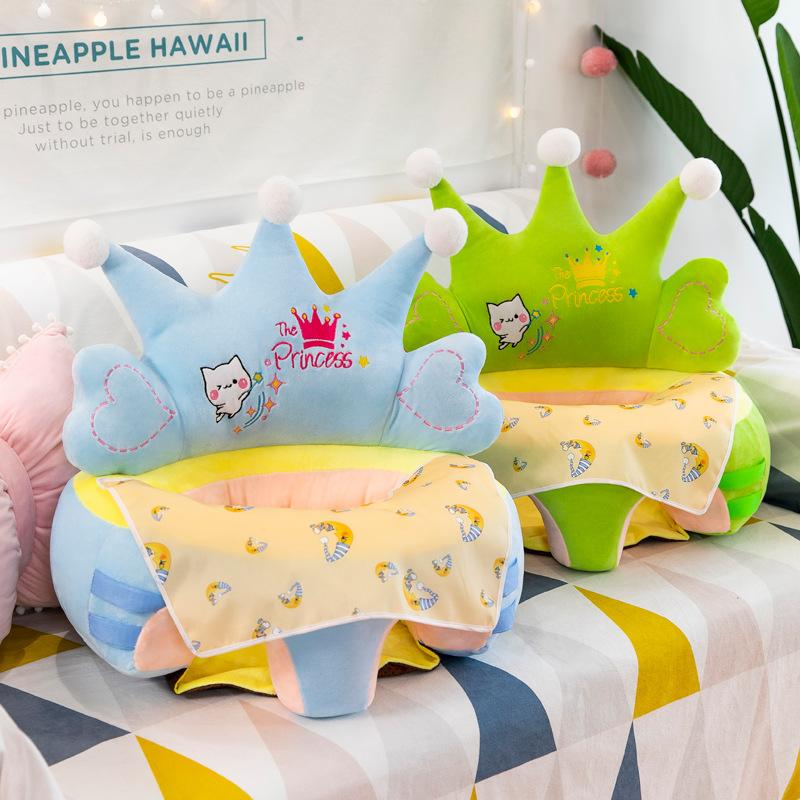new crown baby learning seat infant sofa plush lounge sofa chair infant sitting early education gift Application Scenario
