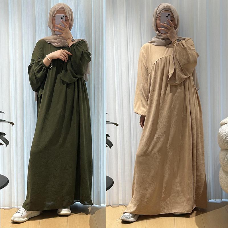 abaya muslim women's clothes djellaba female clothing dress clothing plus size women's clothing mu-225