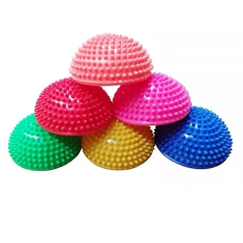pvc durian ball foot acupoint massage massage ball with particles yoga balance fitness hemisphere child sense trainer Item Picture