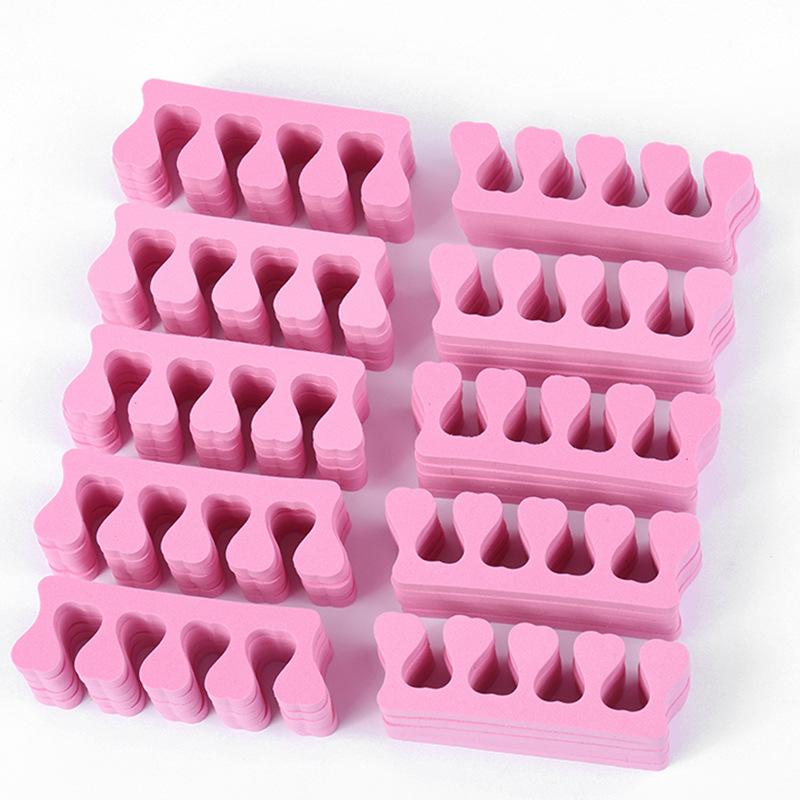 nail beauty tools products wholesale finger finger split cotton finger splitter toe separator pink one pack
