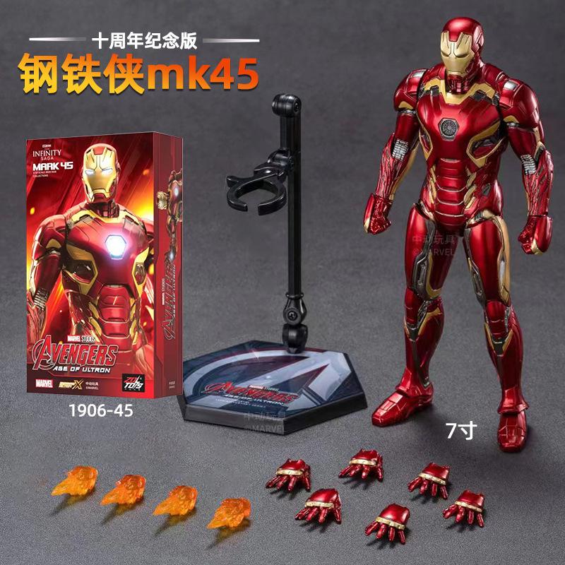 Marvel Avengers Iron Man Captain America Spider-Man Killer Hulk Venom Anime Garage Kits Toy details Picture