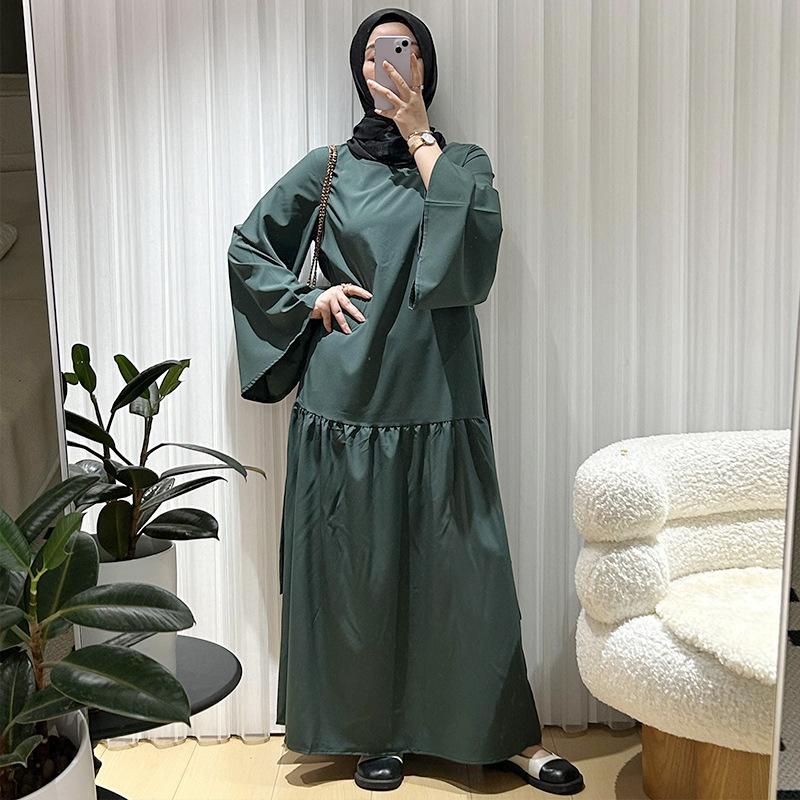 abaya muslim women muslim robe female dress middle east women plus size dress mu-811 Application Scenario
