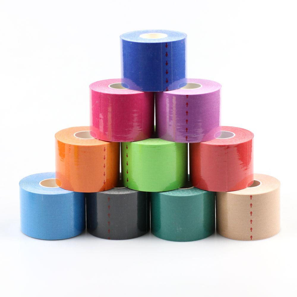 cross-border direct supply pre-cut muscle paste sports tape knee pad basketball kinesio taping men's bandage ankle support kinesio taping details Picture