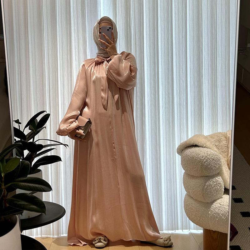 abaya muslim robe female dress muslim women women's clothing dress plus size clothing mu-708 Item Picture