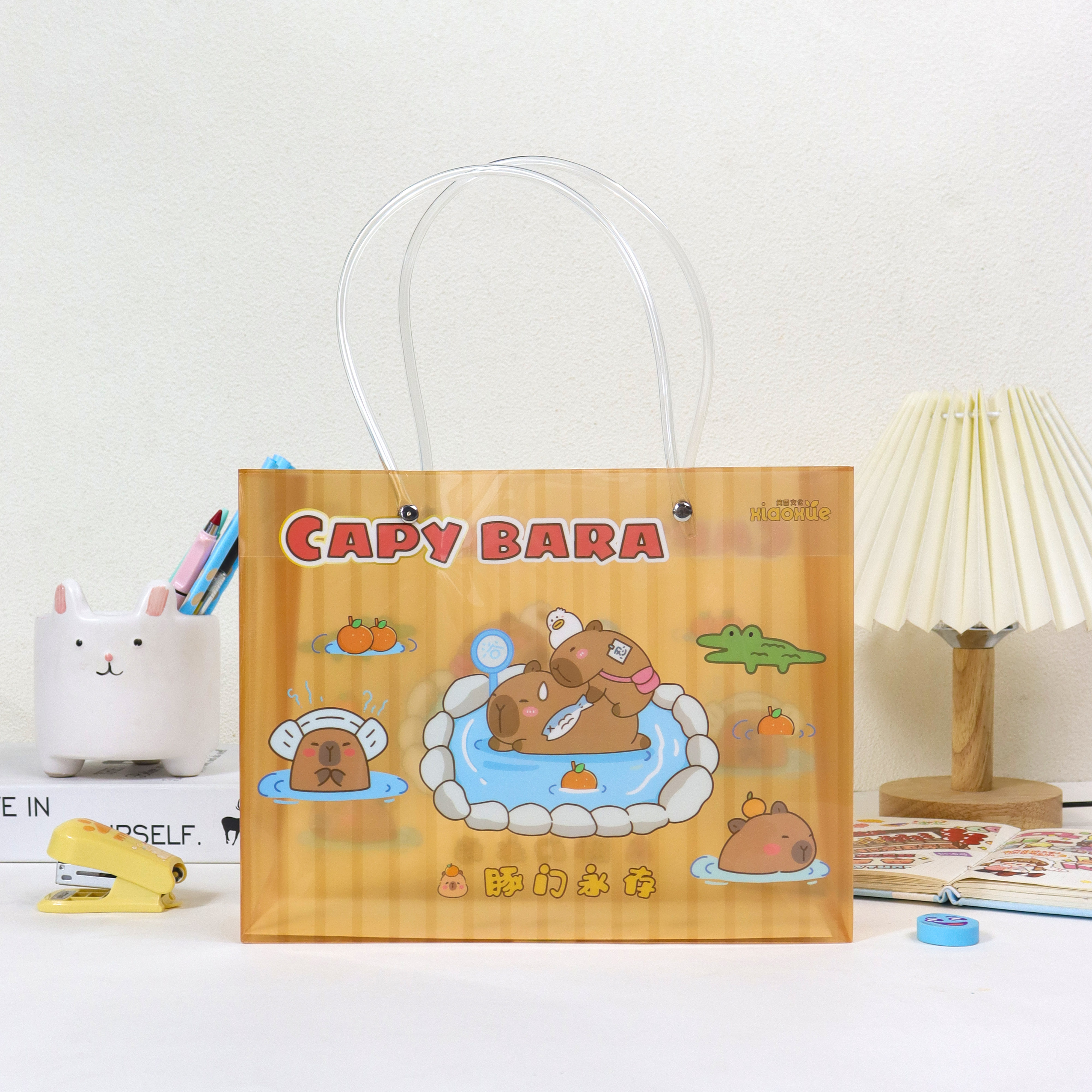Kappa pp handbag M size/rivets, high-end feel, factory direct sale, large capacity, lightweight, cross-border new product, cartoon cute details Picture