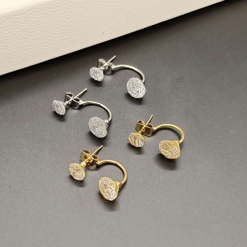 Zircon pendientes dongdaemun Corea del Sur uno dos pendientes mujeres ins moda ligera extravagancia superflash moda temperamento orejeras accesorios creativos