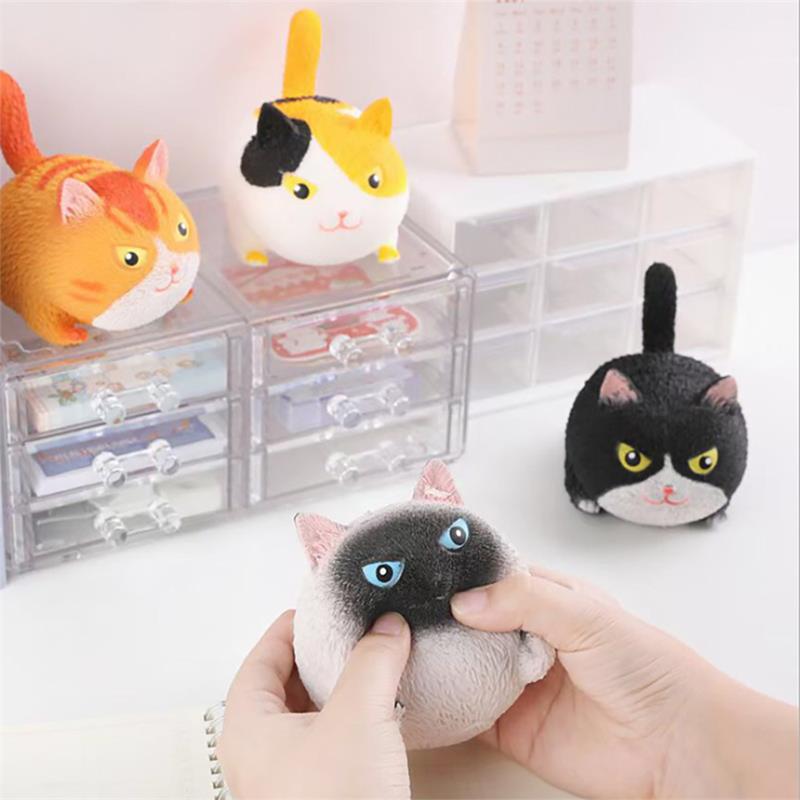 厂家直销解压玩具生气猫面粉