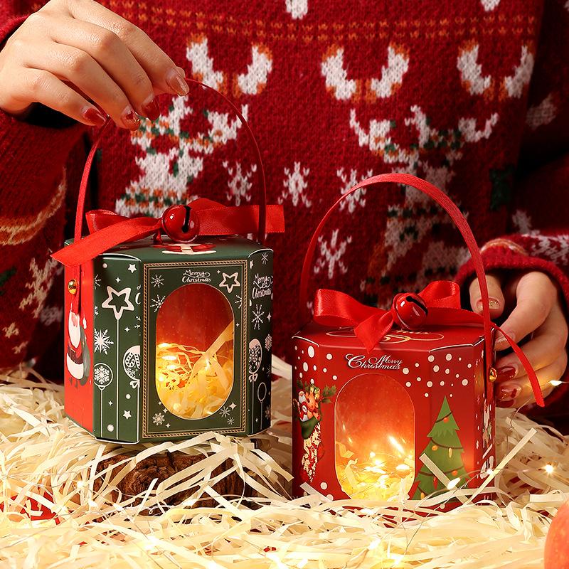 christmas apple box christmas eve fruit packing box christmas eve gift box apple packaging christmas kindergarten gifts wholesale Application Scenario
