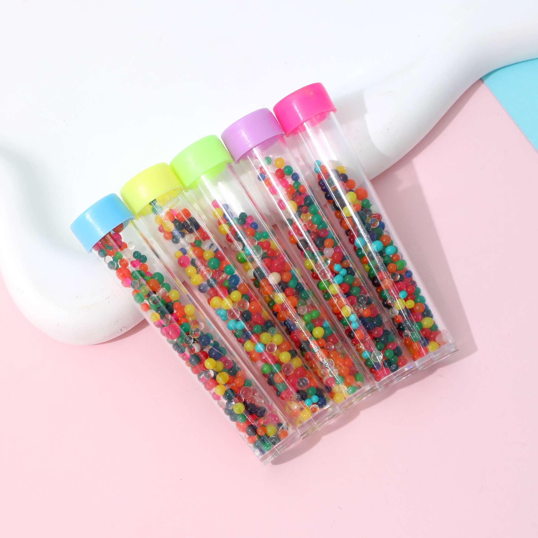 海洋宝宝泡大珠儿童手工DIY放水里会变大玩具小学生玩具学校玩具地摊玩具海洋动物水晶珠细节图