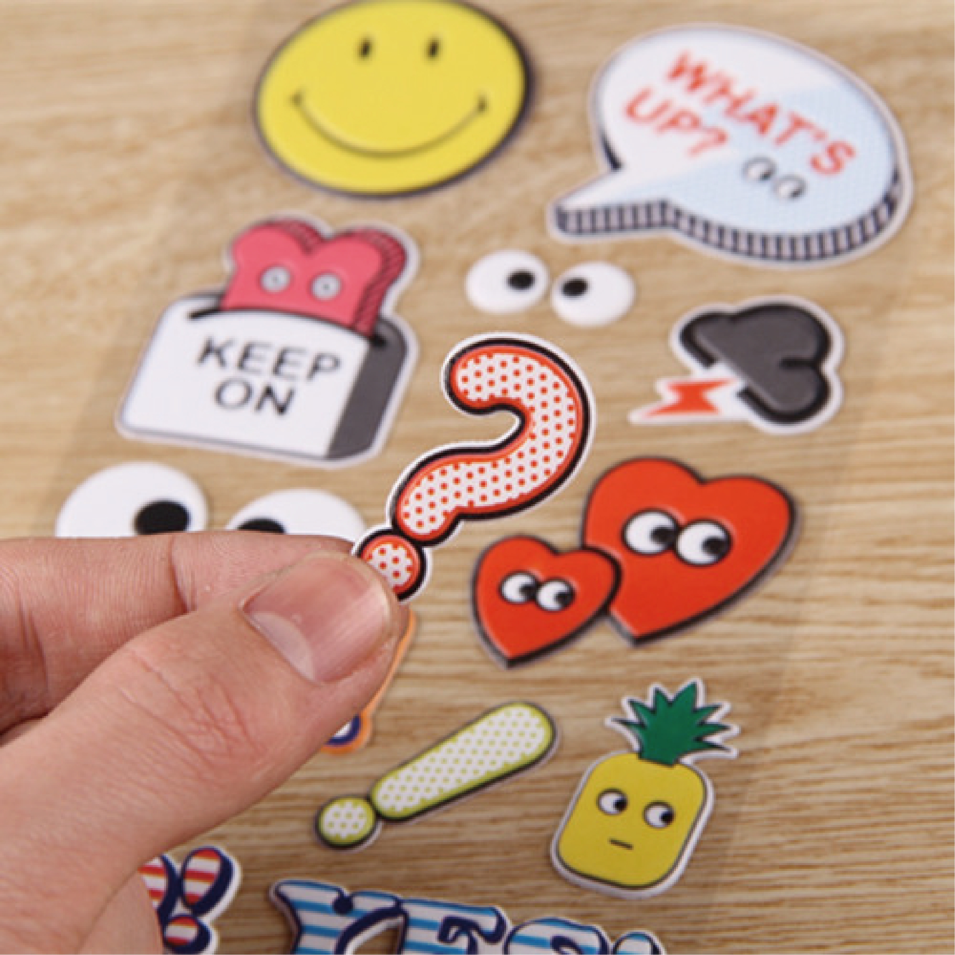 儿童贴纸卡通幼儿园奖励品贴画不干胶粘纸3d泡泡贴新款英文泡泡贴白底实物图