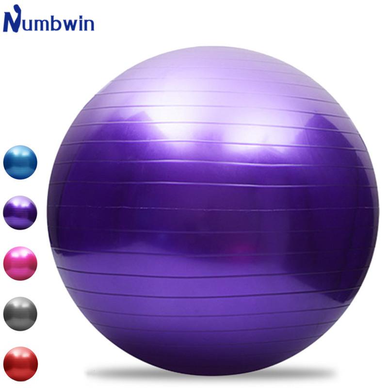 55cm yoga ball pregnant women delivery fitness ball pvc balance ball balance pad yoga shaping thickening yoga ball factory
