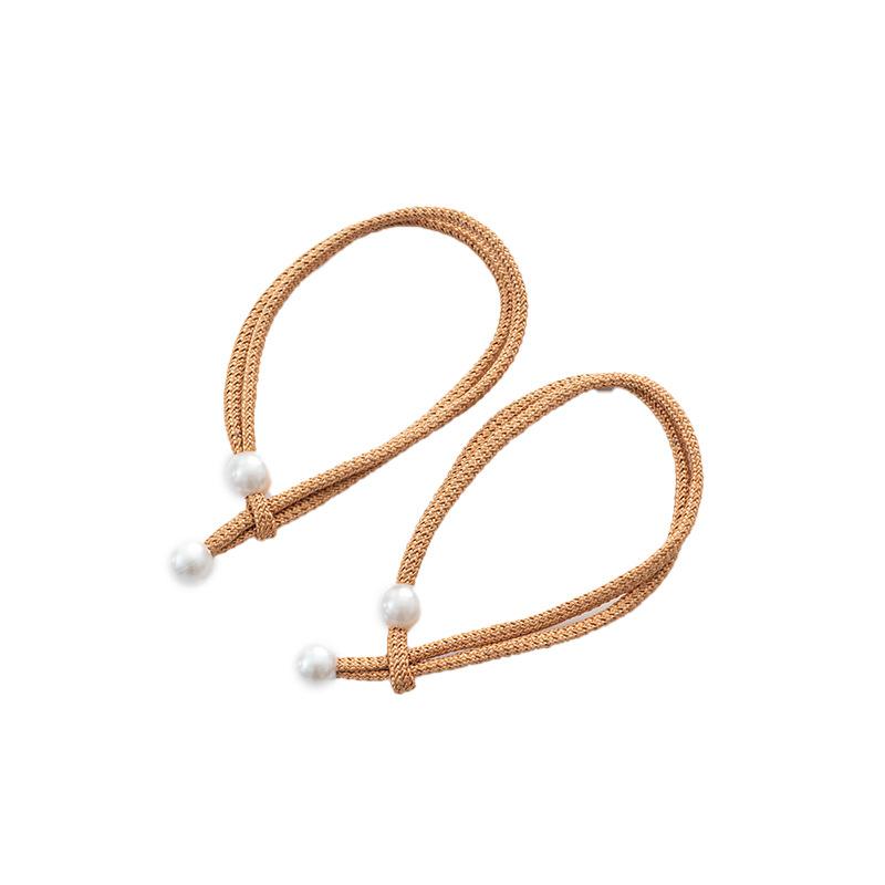factory wholesale simple small luminous pearl curtain bandage rope free installation curtain accessories accessories pearl strap Item Picture