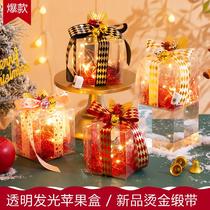 christmas gift box christmas gift box christmas apple box transparent pvc box pet box christmas packing box candy box
