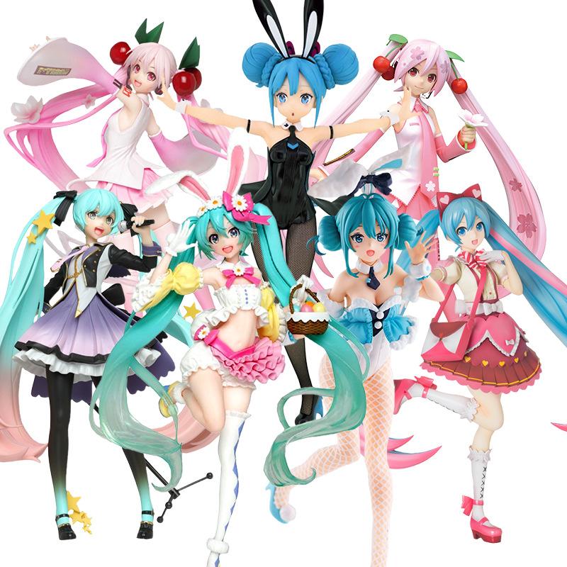 japanese original genuine hatsune miku hatsune megurine hand-made prize figure blind box decoration anime peripheral