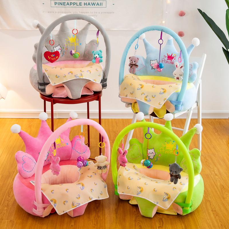 new crown baby learning seat infant sofa plush lounge sofa chair infant sitting early education gift details Picture