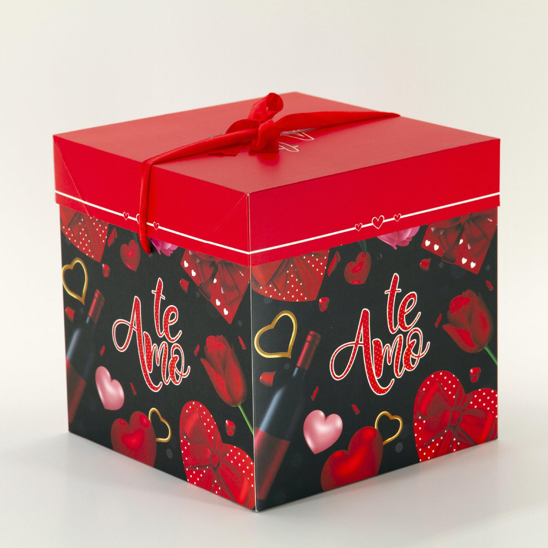 Spanish for Birthdays and Valentine's Days Packaging Gift Christmas Gift Box Creative Gift Box Apple Box Cookie Box full figure