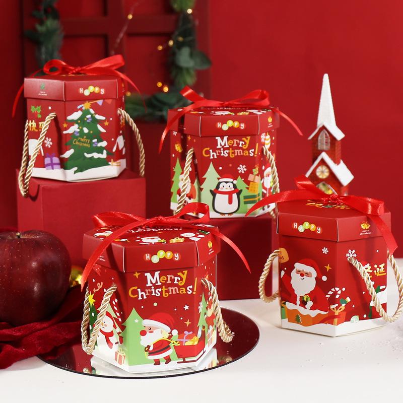 christmas eve apple box christmas apple gift box small gift paper packaging box christmas apple box wholesale