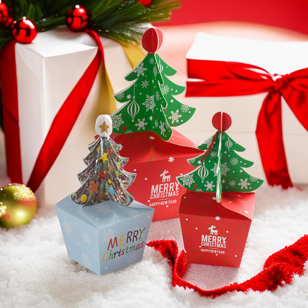 christmas gift packing boxes paper box christmas tree apple box packing box christmas eve fruit box candy cake box