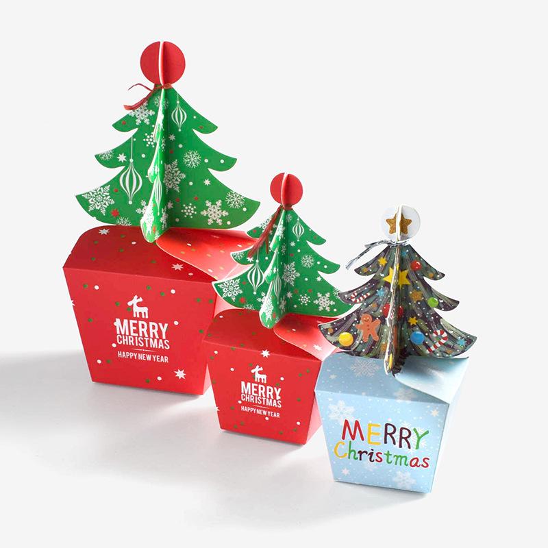 christmas gift packing boxes paper box christmas tree apple box packing box christmas eve fruit box candy cake box