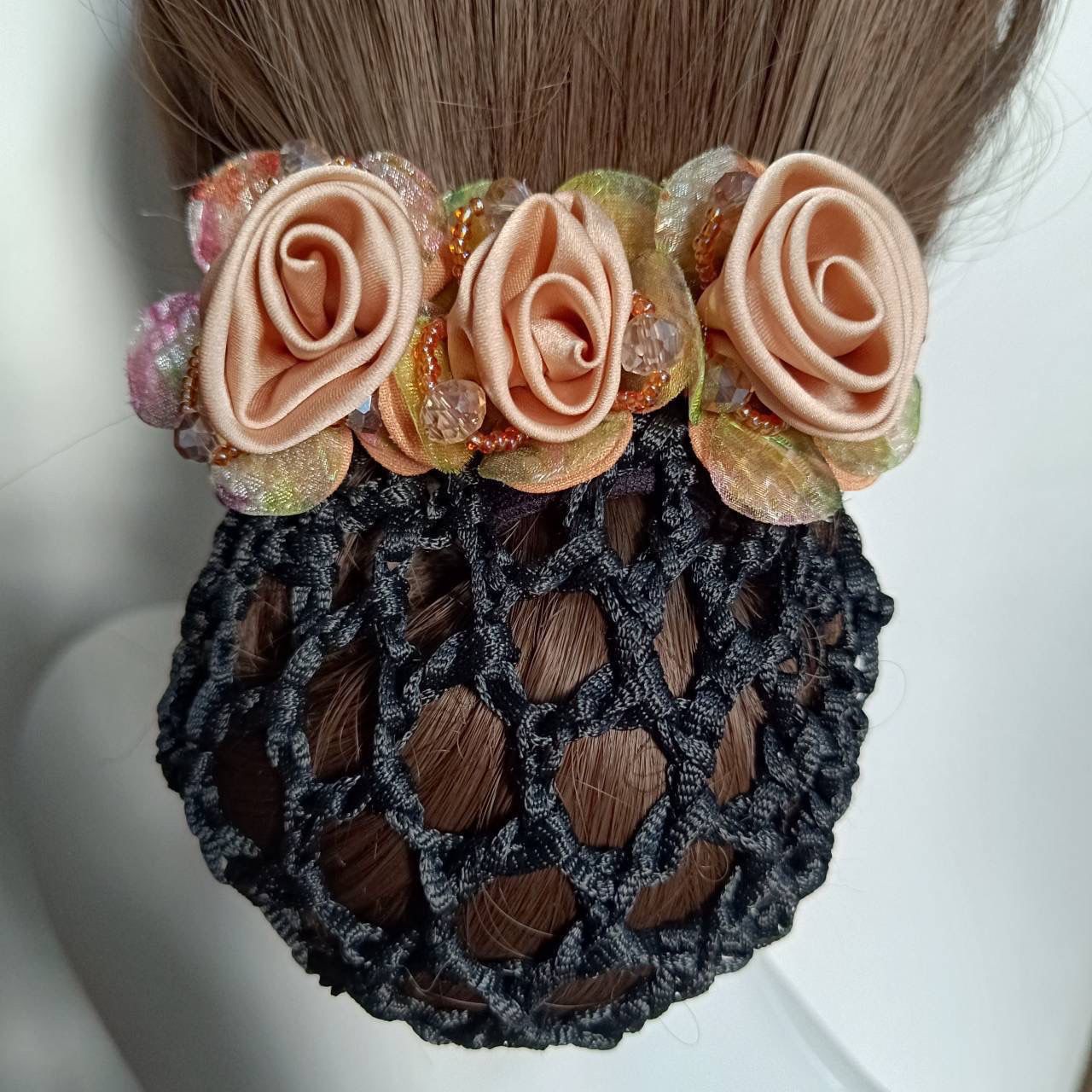 Trendy and stylish hairstyles, bestsellers, bank hairstyles, women's updo, flight attendant hair accessories, nurse hairstyles, new hair clips, net pockets details Picture