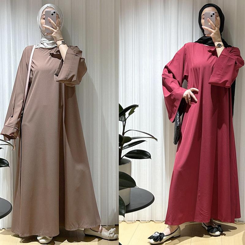 abaya muslim women's clothing djellaba female dress arab female clothing plus size female dress mu-812