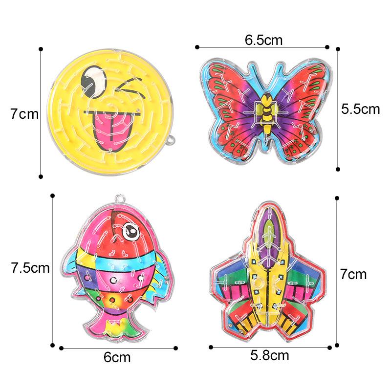 Bead Rolling Maze Training Educational Toys Handheld Balance Rolling Ball Track Maze Kindergarten Toy Reward Puzzle Item Picture