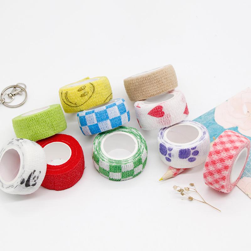 finger bandage anti-wear student writing sports finger protector tape cartoon non-woven elastic self-adhesive finger protector bandage Application Scenario