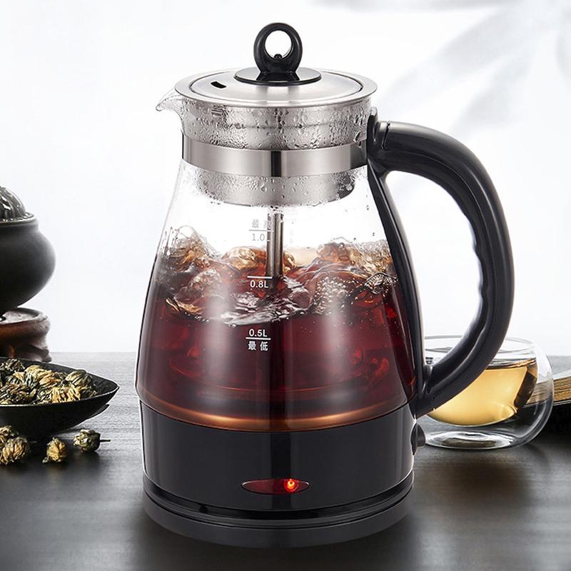 automatic tea cooker black tea pu'er glass electric kettle steam teapot thermal insulation steam electric tea brewing pot kettle