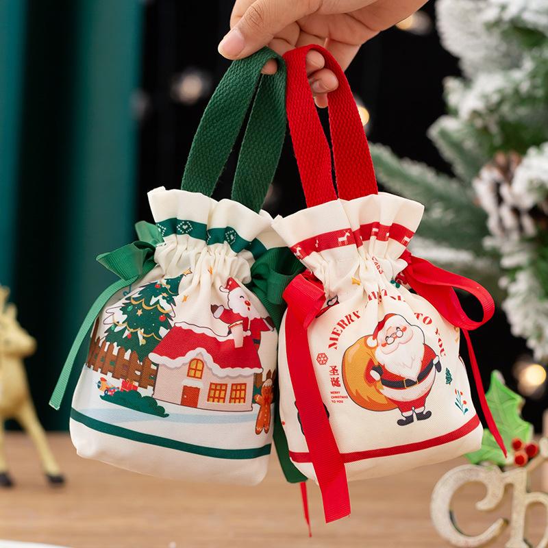 christmas gift christmas eve apple box packing boxes box cartoon christmas eve fruit christmas apple bag wholesale