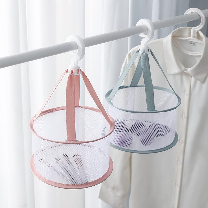 beauty egg drying net pocket powder puff makeup sponge drying basket makeup tool bucket brush drying rack details Picture
