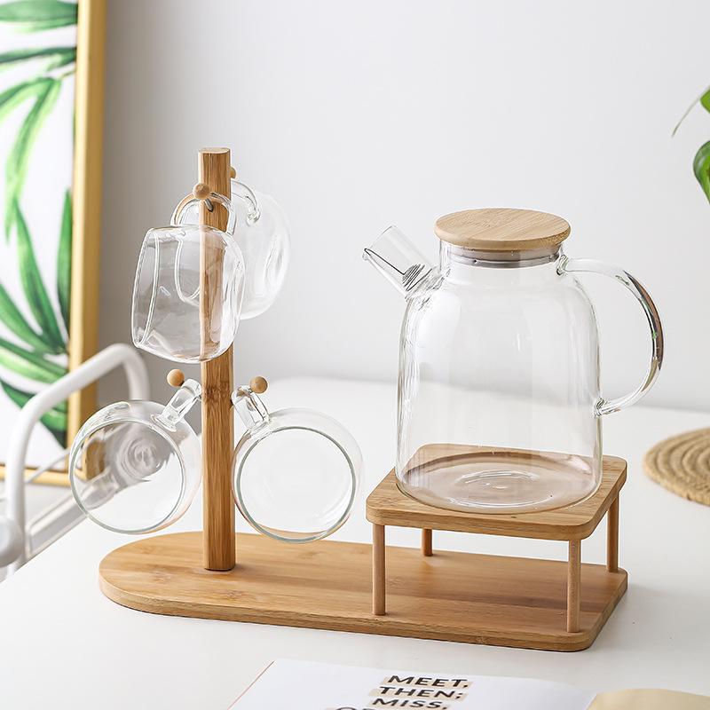 japanese-style high temperature resistant glass cold water pot set household large capacity cold water bottle cold boiled water cup explosion-proof teapot Application Scenario