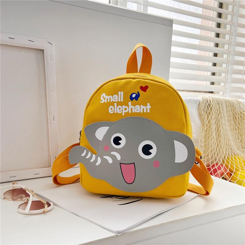 children's bag 1-3-5 years old boys canvas backpack cartoon cute girl backpack baby kindergarten backpack