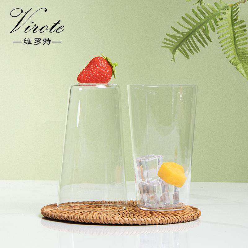 cocktail glass bar collins glass haibo juice beverage cup mojito handmade cup mixing glasses ultra-thin glass full figure