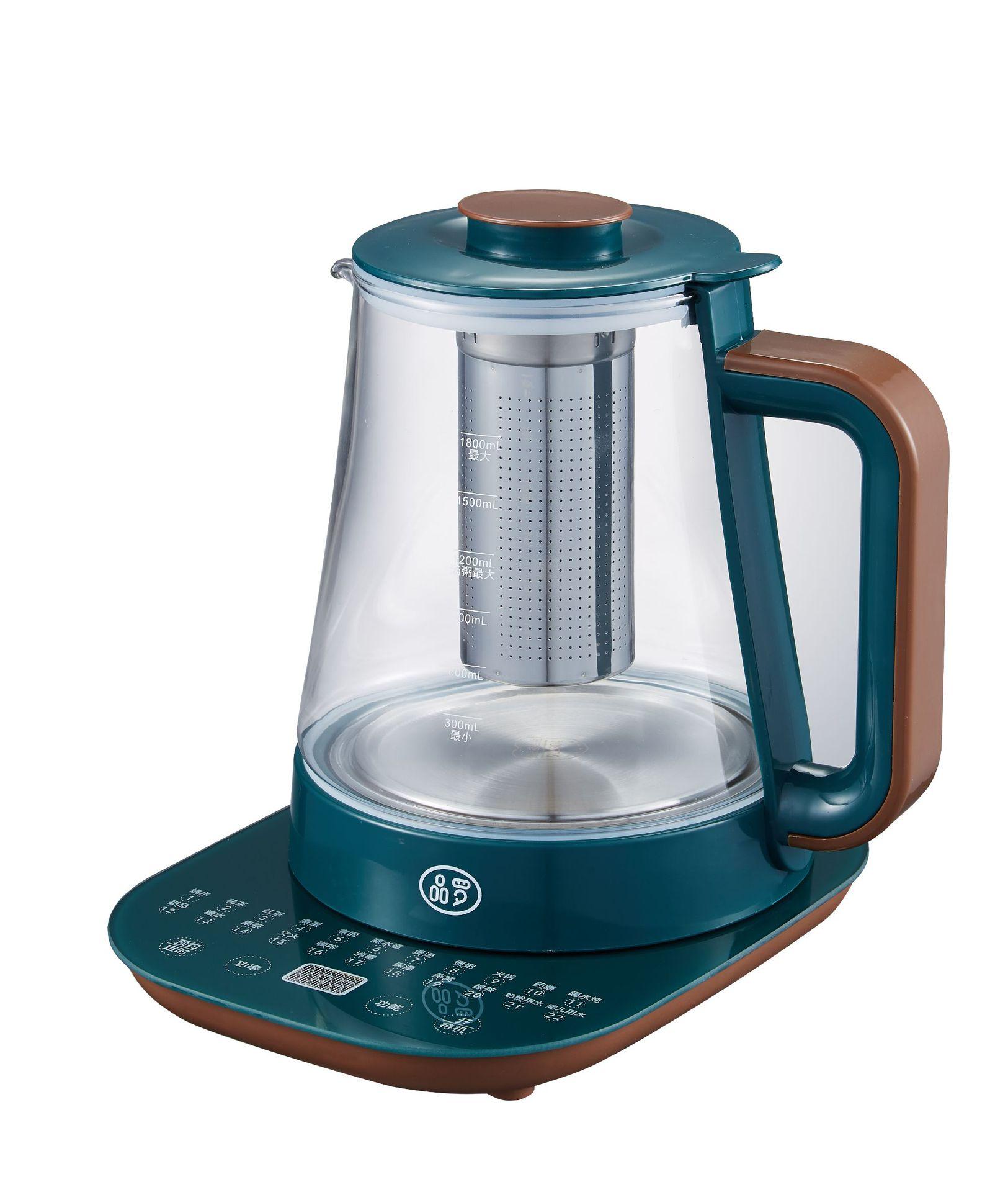 multi-function health pot automatic glass household multi-function office small health tea maker flower teapot Item Picture