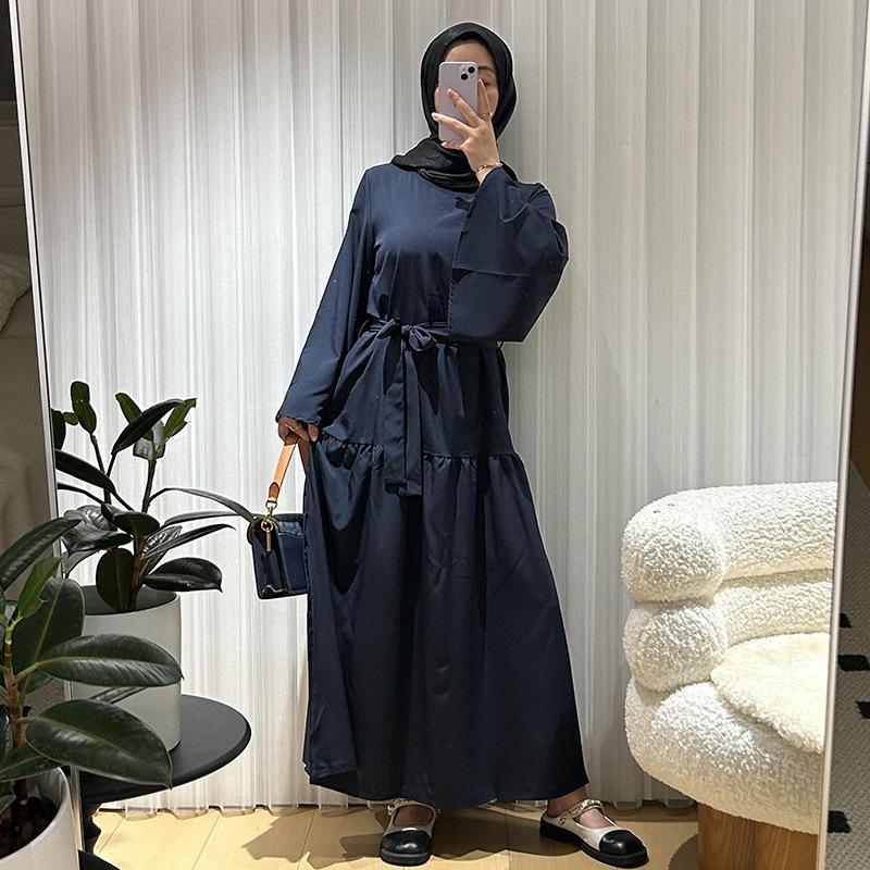 abaya muslim women muslim robe female dress middle east women plus size dress mu-811 Item Picture