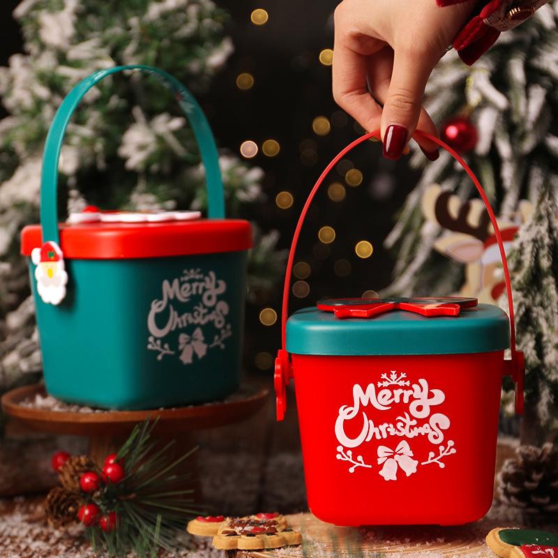 2023 cross-border hot christmas apple box christmas eve christmas eve fruit gift box christmas gift packaging christmas snowman full figure