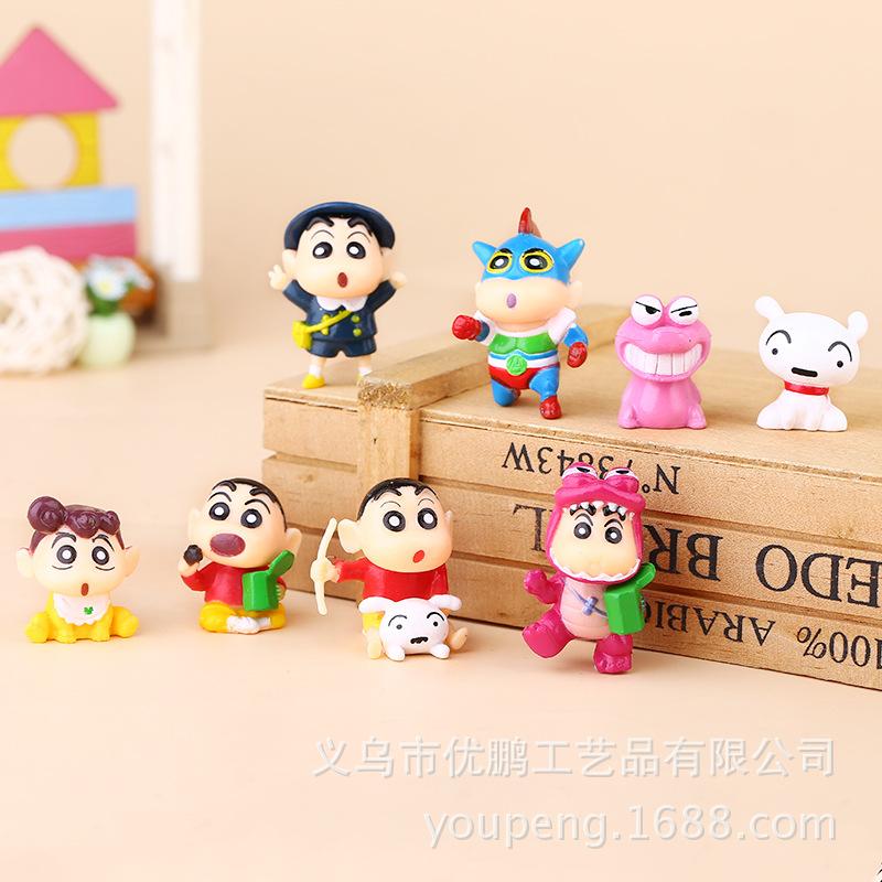 Crayon Xiaoxin Hand-Made Blind Box Decoration Anime Peripheral Cartoon Toy Doll Creative Gift Toy Model Wholesale