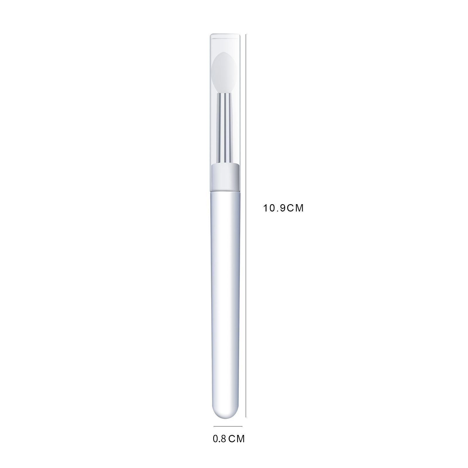 nail transparent silicone stick magic mirror effect powder aurora powder smear stick rub powder sequin eyeshadow portable and versatile brush wholesale Item Picture