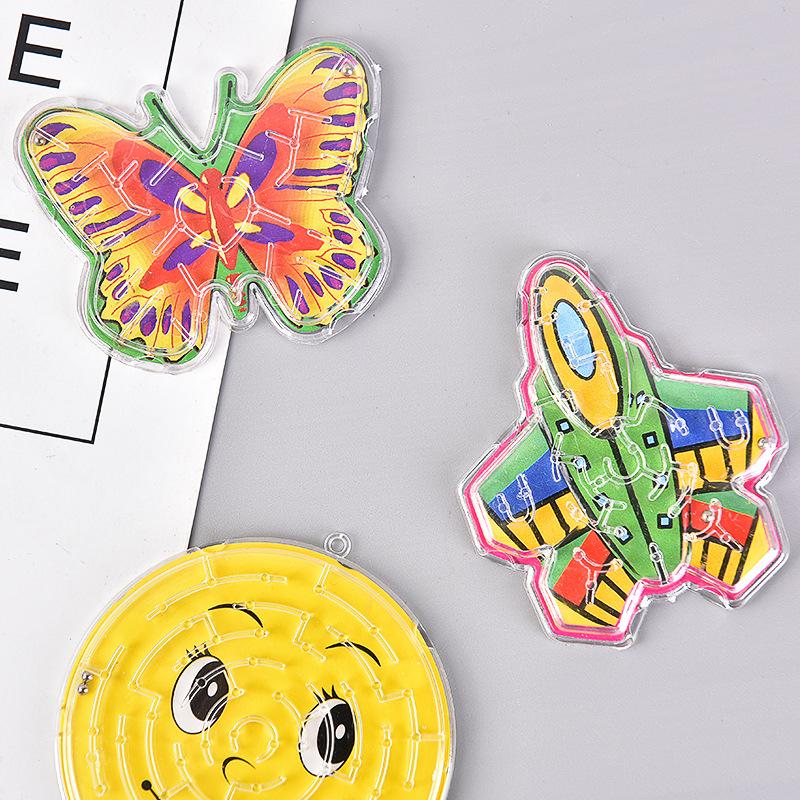 Bead Rolling Maze Training Educational Toys Handheld Balance Rolling Ball Track Maze Kindergarten Toy Reward Puzzle details Picture