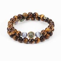exclusive for cross-border national style original tasbiha muslim beads 8cm natural tigereye agate bracelet