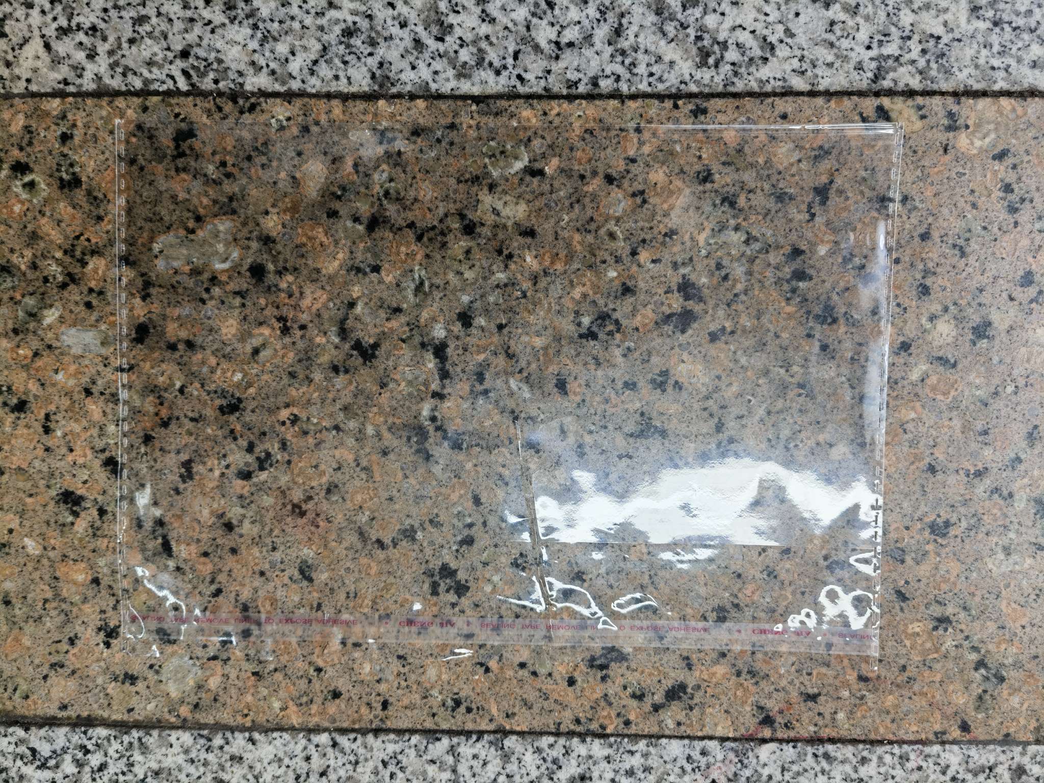 Flat plastic bag details Picture