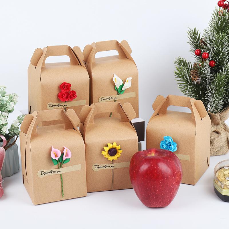 christmas eve fruit packing box father's day gift box apple box creative christmas eve apple gift box handbag gift