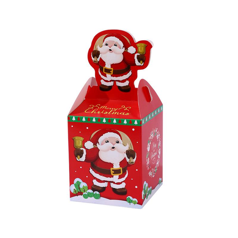christmas apple box cartoon christmas eve fruit packing box christmas eve christmas packaging wholesale apple gift box Item Picture