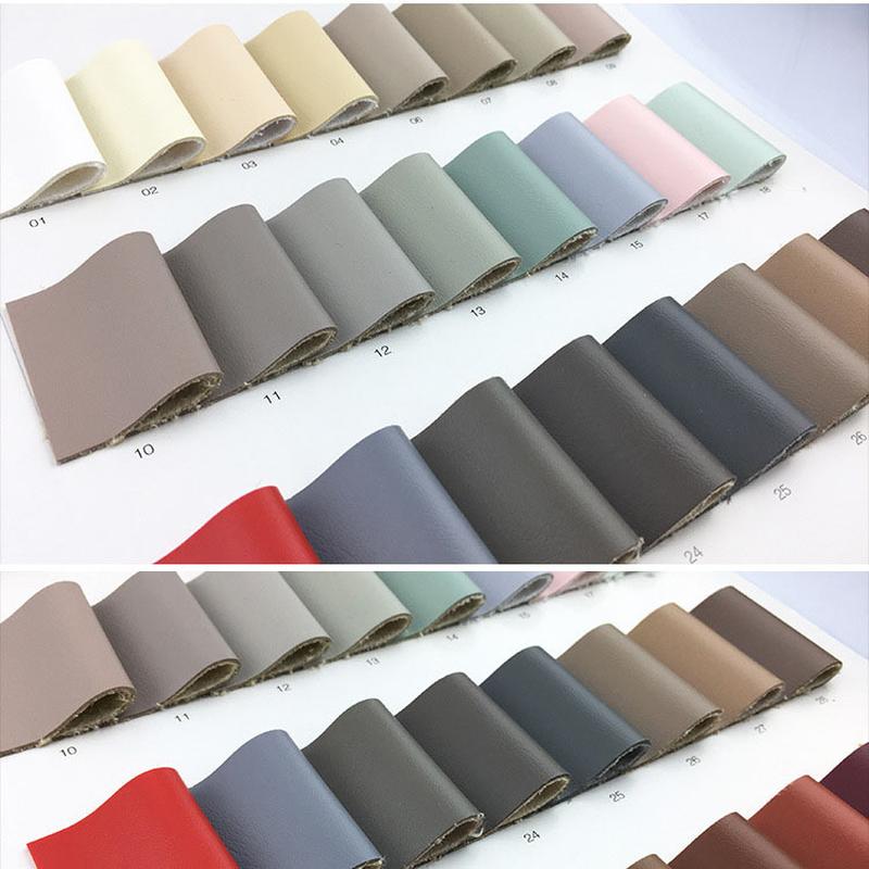 napa texture microfiber pu leather fabric bag sofa soft and hard bag shoe material artificial leather material scratch-resistant electronic packaging leather Application Scenario