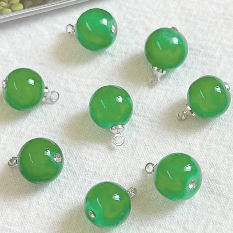 Diamond round Button Sweater Hanfu Women Clothes Color Decorative Button Agate-like Retro Cheongsam Buttons