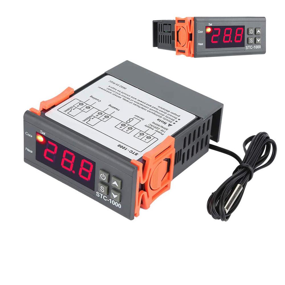 Digital Display STC-1000 Temperature Controller Switch Aquarium Incubation Mariculture Thermostat Microcomputer Thermostat 220V
